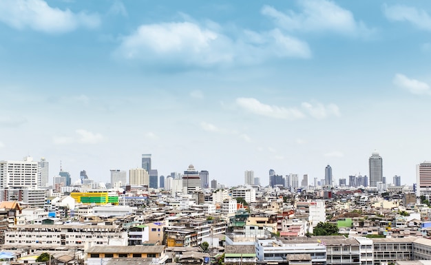 Vista di occhio dell&#39;uccello Bangkok Tailandia