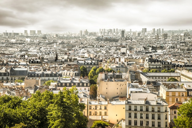 Vista di Parigi da Montmartre