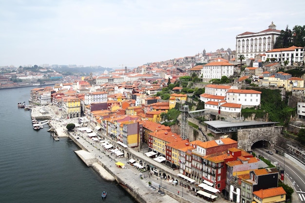 Vista di Porto e del fiume Douro Portogallo