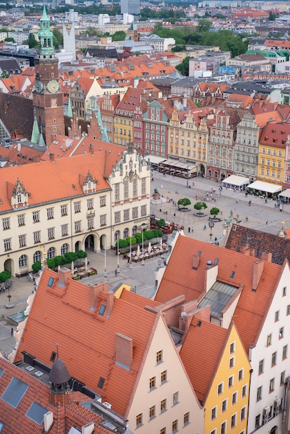 Vista di Rynek a Wroclaw