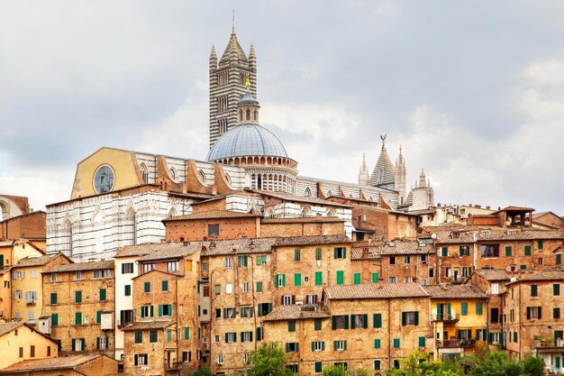 Vista di Siena con la cattedrale, Italy