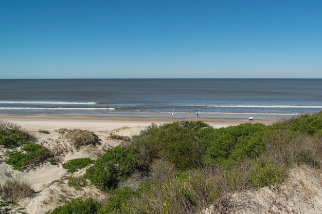 vista di una spiaggia uruguaiana