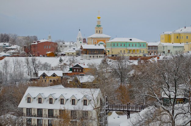 Vista di Vladimir in inverno