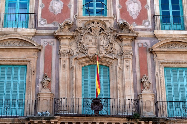 Vista esteriore del palazzo episcopale di Murcia