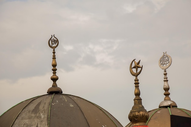 Vista esterna della cupola nell'architettura ottomana