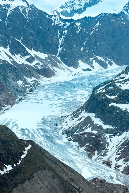 Vista estiva al Kaunertal Gletscher (Austria, Tirolo).