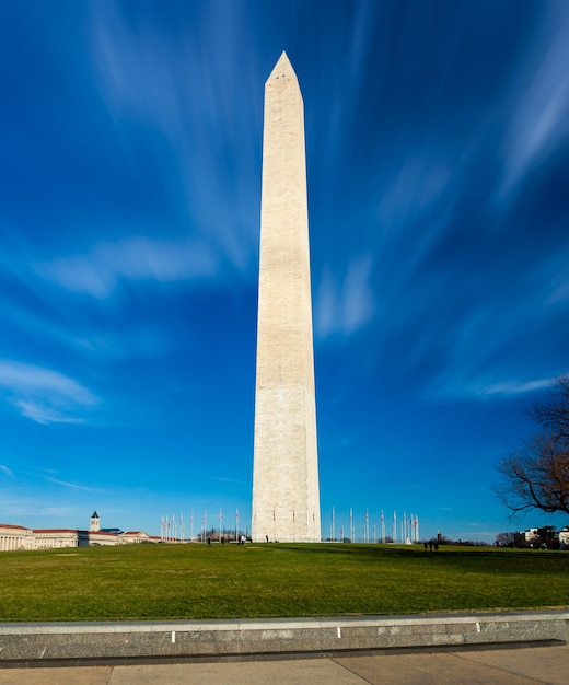 Vista grandangolare del Monumento a Washington