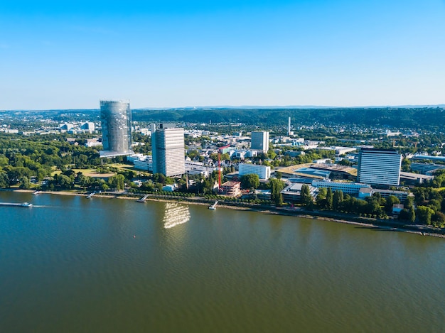 Vista panoramica aerea di Bonn Germania