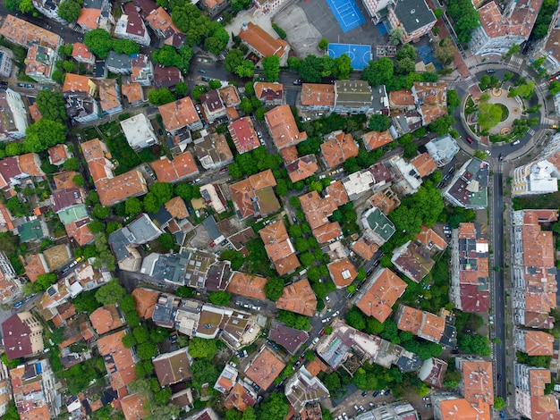 Vista panoramica aerea di Varna Bulgaria