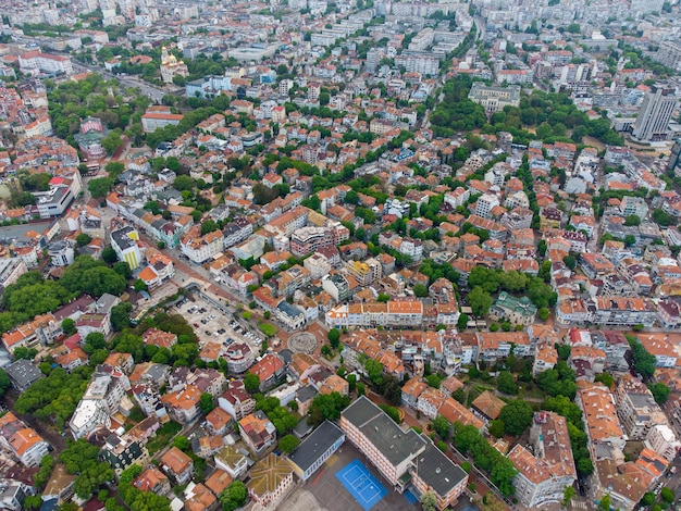 Vista panoramica aerea di Varna Bulgaria