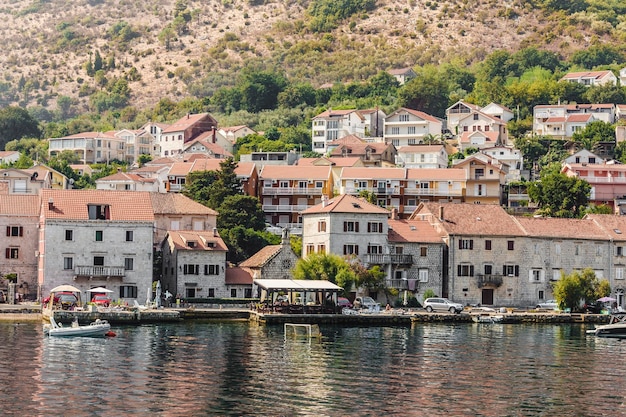 Vista panoramica dal mare