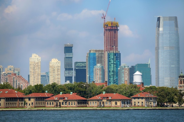 Vista panoramica degli orizzonti di New Jersey City