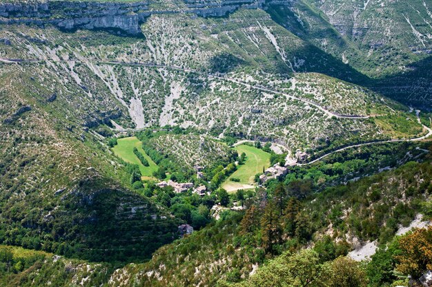 Vista panoramica del campo