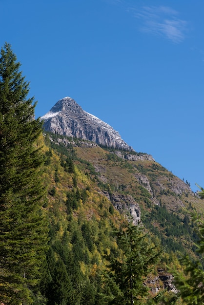 Vista panoramica del Glacier National Park