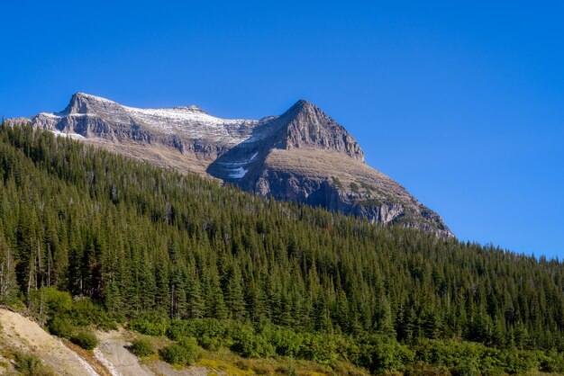 Vista panoramica del Glacier National Park