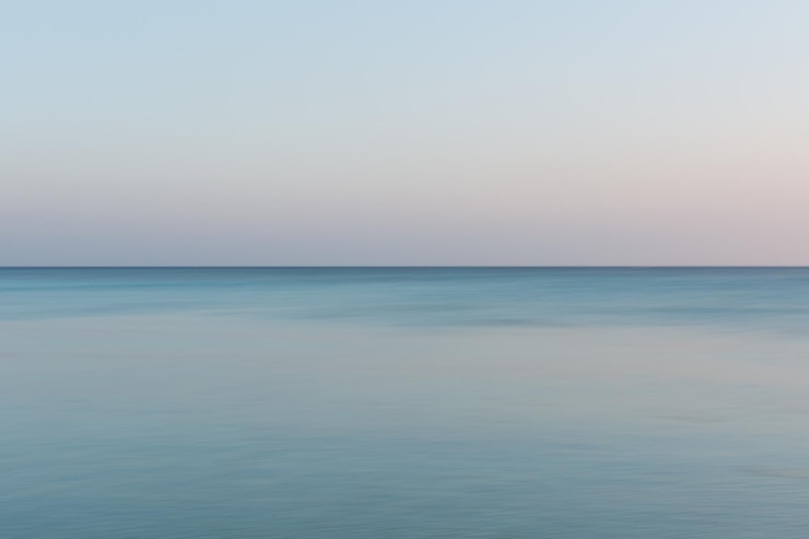 Foto vista panoramica del mare contro un cielo limpido