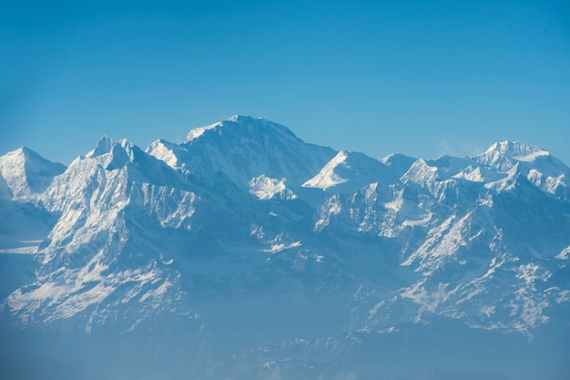 Vista panoramica del monte Everest, napal dell'Himalaya.