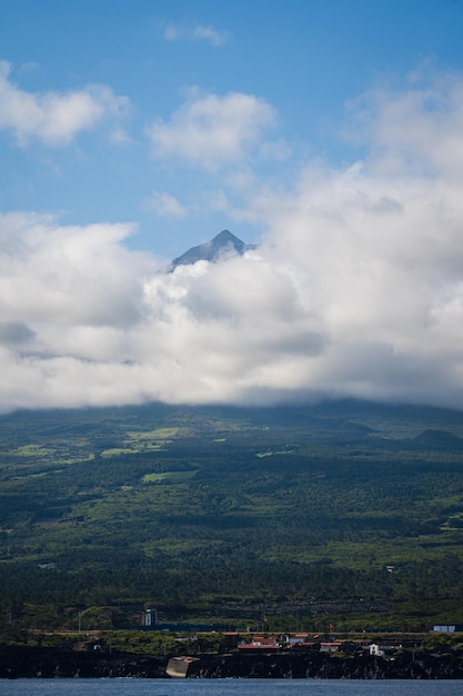 Vista panoramica del paesaggio contro il cielo