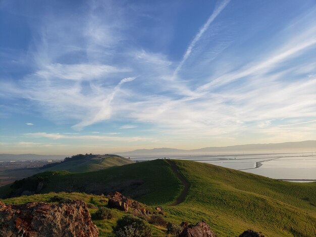 Vista panoramica del paesaggio contro il cielo