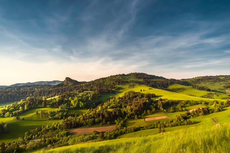 Foto vista panoramica del paesaggio contro il cielo