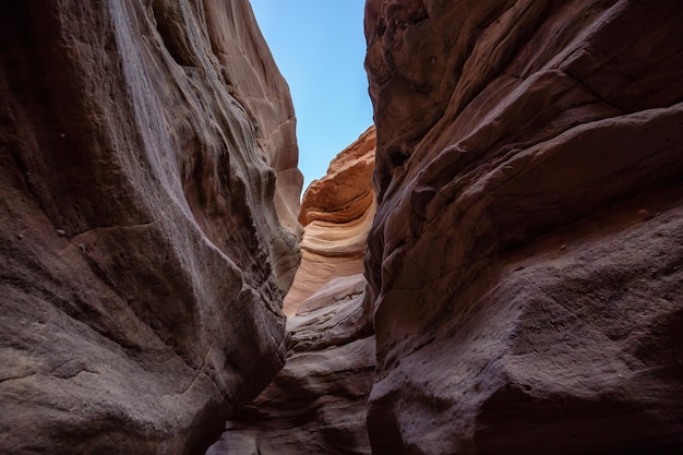 Vista panoramica del Red Canyon a Eilat Israele