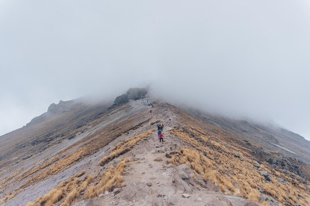 Vista panoramica del vulcano Malinche