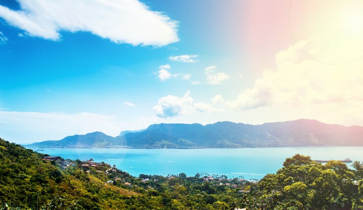 Vista panoramica dell'isola brasiliana