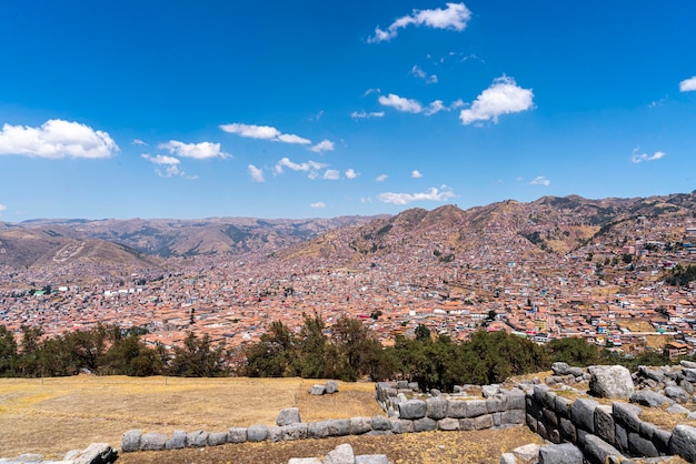 vista panoramica della città di Cusco