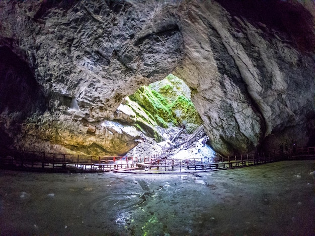 Vista panoramica della grotta