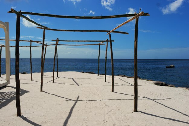 Vista panoramica della spiaggia contro il cielo