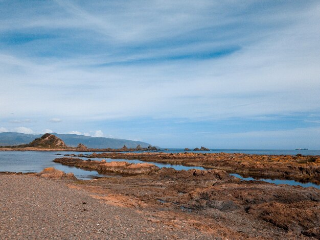 Vista panoramica della spiaggia contro il cielo