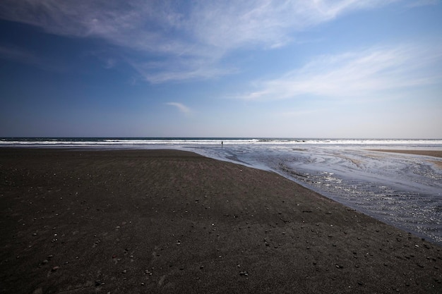 Vista panoramica della spiaggia contro il cielo