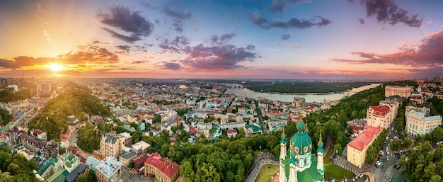 Vista panoramica di Kiev