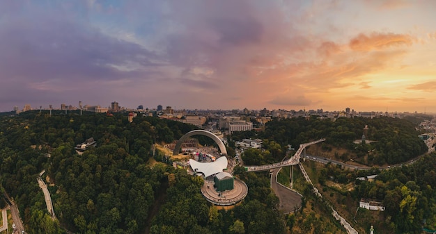 Vista panoramica di Kiev