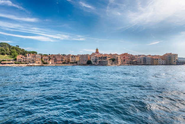 Vista panoramica di SaintTropez Costa Azzurra Francia