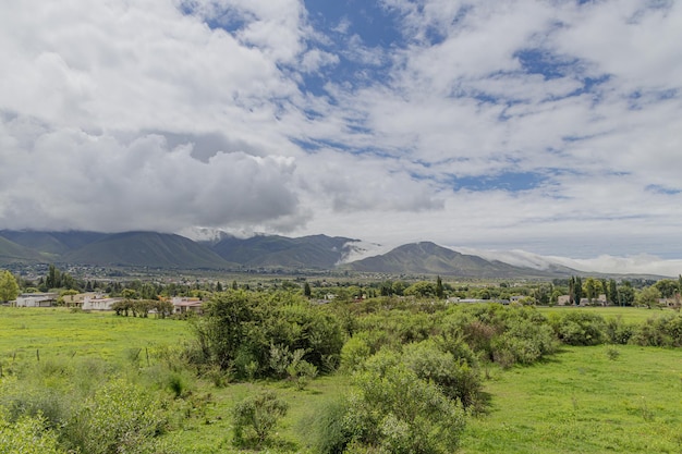 Vista panoramica di Tafi del Valle a Tucuman, in Argentina