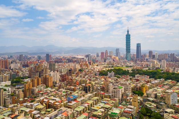 Vista panoramica di Taiwan.