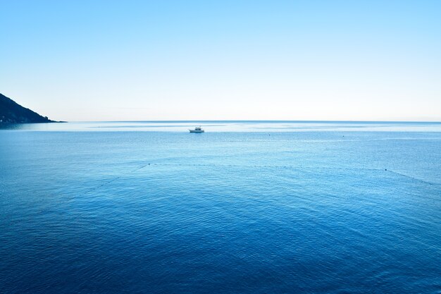 vista panoramica sul mare in Liguria a Camogli