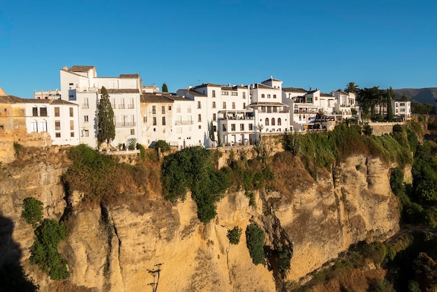 Vista parziale della città di Ronda città monumentale Malaga Spagna