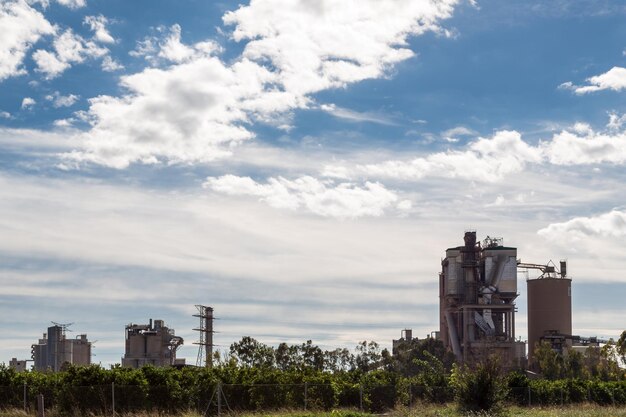 Vista parziale di una fabbrica a Sagunto Valencia Spagna