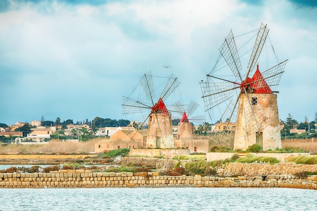 Vista pittoresca della popolare destinazione turistica Imbarcadero Storico Mothia