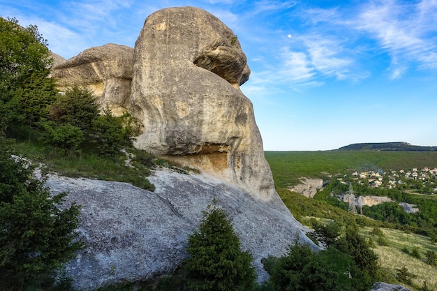 Vista pittoresca delle sfingi di Bakhchisarai Bakhchisarai Crimea Russia La penisola di Crimea