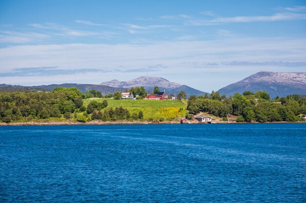 Vista su Alesund in Norvegia