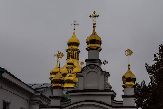 Vista su edifici del Kiev Pechersk Lavra