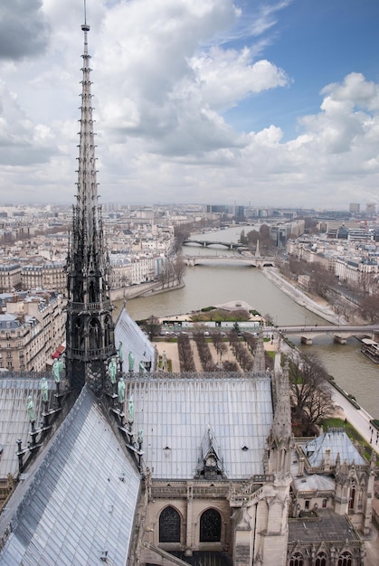 Vista su Parigi da Notre Dame, Francia