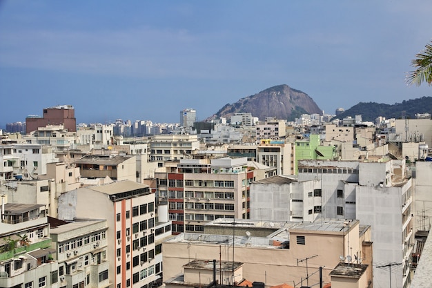 Vista sui tetti di Rio de Janeiro, Brasile