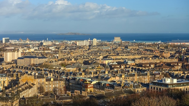 Vista sul centro storico di Edimburgo