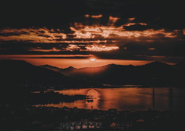 Vista sul lago d'iseo