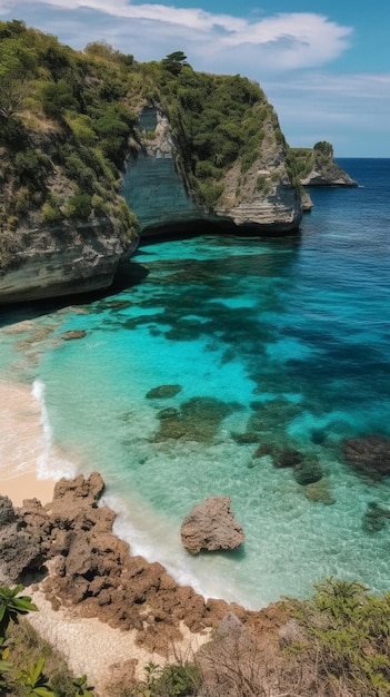 Vista sul mare dalla vista dall'alto