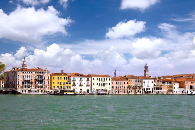 Vista sul mare di Venezia, Italia. Vista panoramica